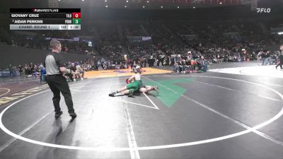 4A Boys 190 lbs Champ. Round 1 - Giovany Cruz, Tillamook Boys vs Aidan Perkins, Pendleton Boys