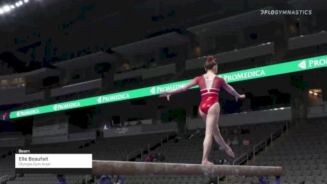 Elle Beaufait - Beam, Olympia Gym Acad - 2022 Elevate the Stage Toledo presented by Promedica