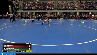 60 lbs Round 1 - Blaine Olson, Pursuit Wrestling Minnesota vs Joe Kappes, Tech Team