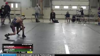 72 lbs Finals (2 Team) - Alyis Brown, PA Alliance White vs Jonny Tutku, Vougars Honors