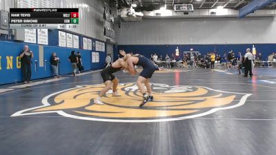 197 lbs Consi Of 8 #1 - Ham Tevis, Wesleyan vs Peter Simone, Southern Maine