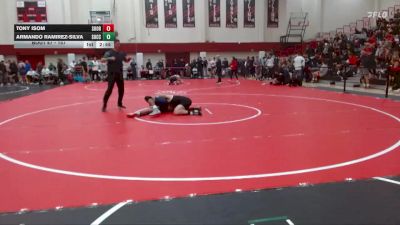 157 lbs Champ. Round 1 - Tony Isom, Southern Oregon vs Armando Ramirez-Silva, Southwestern Oregon Community College