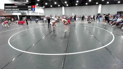 190 lbs Kannon Grant, Team Wyoming White vs Gideon Carlisle, Arkansas