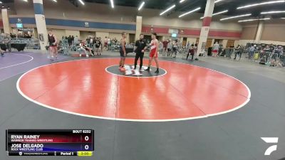 182 lbs Cons. Round 4 - Ryan Rainey, Warrior Trained Wrestling vs Jose Delgado, Rock Wrestling Club