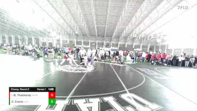 132 lbs Champ. Round 2 - Brigham Thackeray, Morgan vs Camden Evans, Lehi