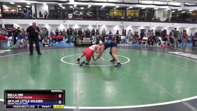 145 lbs Semifinal - Bella Mir, North Central College vs Skylar Little Soldier, Grand Valley State