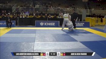Jaine Da Silva Fragoso vs Luiza Monteiro Moura Da Costa 2025 Pan Jiu Jitsu IBJJF Championship