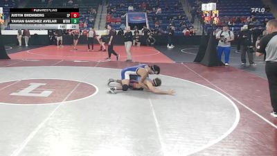 157 lbs Round Of 32 - Justin Bremberg, Saugus/Peabody vs Yavian Sanchez Avelar, Methuen