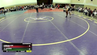 190C Quarterfinal - Tj Shanks, Staley vs Jordan Cox, Westmoore