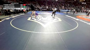 II-116 lbs Cons. Round 2 - Daniel Boileau, Malone vs Braiden Salter, Wayne