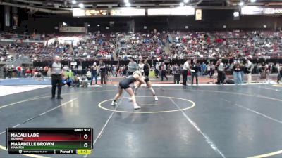 120 lbs Quarterfinal - Marabelle Brown, Wasatch vs Macali Lade, Siuslaw