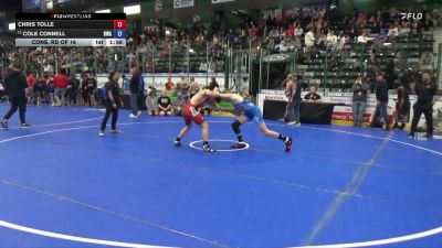 132 lbs Cons. Rd Of 16 - Chris Tolle vs Cole Connell, Hawkeye Wrestling Academy