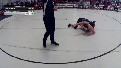 123 lbs Cons. Round 3 - Jace Smith, Kearney vs Lucas Therrien, Gothenburg Jr. Wrestling Club