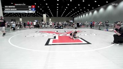 57 lbs Champ. Round 5 - Mia Benitez, Juic3 Academy vs Greta Mason, Vici