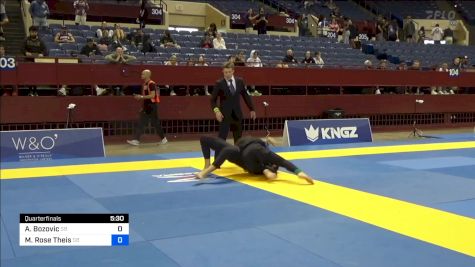 Ana Bozovic vs Michaela Rose Theis 2024 Pan IBJJF Jiu-Jitsu No-Gi Championship