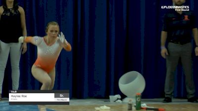 Haylee Roe - Vault, Illinois - 2019 NCAA Gymnastics Regional Championships - Michigan