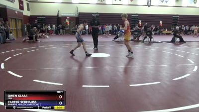 16U-7 lbs Round 1 - Owen Klaas, FWA vs Carter Schmauss, Immortal Athletics Wrestling C