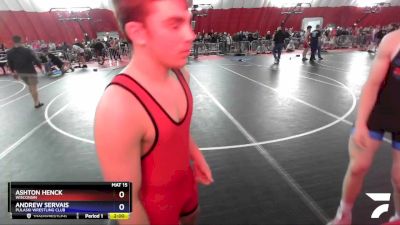 170 lbs Cons. Round 2 - Ashton Henck, Wisconsin vs Andrew Servais, Pulaski Wrestling Club