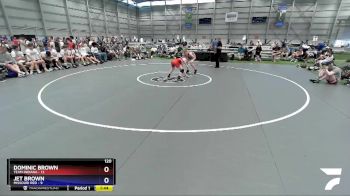 120 lbs Round 2 (8 Team) - Dominic Brown, Team Indiana vs Jet Brown, Missouri Red