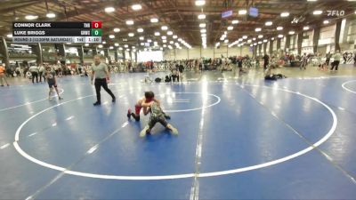 84 lbs Round 3 (12:30pm Saturday) - Connor Clark, Nauman Red vs Luke Briggs, Great Neck W.C