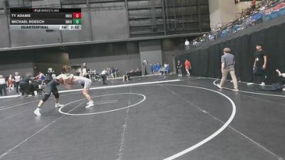 149 lbs Quarterfinal - Michael Roesch, Doane University vs Ty Adams, Doane University