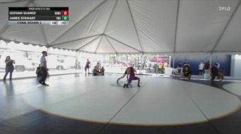 132 lbs Cons. Round 2 - James Stewart, Threshold Wrestling Club vs Giovani Suarez, Rough House Wrestling Club