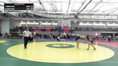 126 lbs Quarterfinal - Emma Rial, Trumbull vs Liliana Diaz, Platt