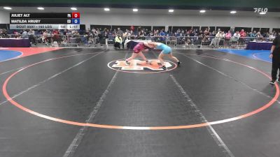 160 lbs Consi Of 8 #2 - Juliet Alt, PA vs Matilda Hruby, CO