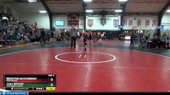 106 lbs Round 2 - Braxton Hutchinson, Burlington vs Colt Boyles, Van Buren County