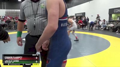 139 lbs Placement Matches (8 Team) - Lincoln James, Team Ohio vs Connor Flaherty, CP Wrestling Academy