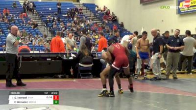 133 lbs Consi of 4 - Gabe Townsell, Stanford vs Elias Hernadez, Menlo College