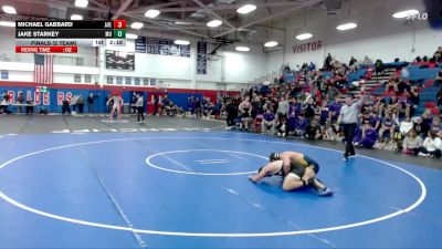 174 lbs Finals (2 Team) - Jake Starkey, Mount Union vs Michael Gabbard, Averett