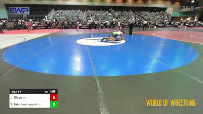 115 lbs Round Of 32 - Jack Olsen, Roseburg Mat Club vs Talon Tahdooahnippah, Elgin Wrestling