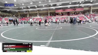 100 lbs Cons. Round 3 - Truin Meneely, Nebraska Boyz vs Roman Garcia, Garden City