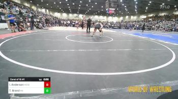 145 lbs Consi Of 16 #1 - Ian Anderson, Moses Lake Wrestling Club vs Timmy Brand, Mad Dawg Wrestling Club
