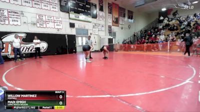 155 lbs Cons. Round 3 - Madison Gebbie, Edison (Huntington Beach) vs Isabella Flores, Long Beach Wilson