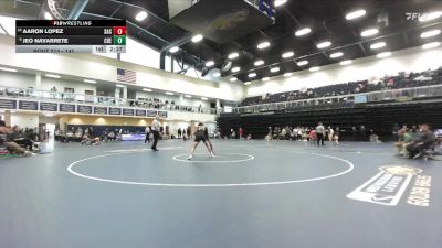 141 lbs 9th Place Match - Jeo Navarrete, Cuesta College vs Aaron Lopez, Santa Ana College