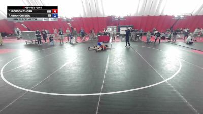 113 lbs 3rd Place Match - Jackson Thorn, Pinnacle vs Aidan Ortega, IZZY Style Wrestling