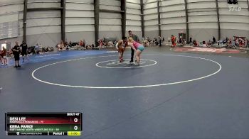 190 lbs Round 1 - Desi Lee, Marysville Monarchs vs Kera Parke, Fort Wayne North Wrestling Clu