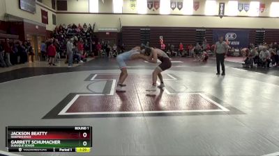 157 lbs Round 1 - Garrett Schumacher, Dubuque Senior vs Jackson Beatty, Independence