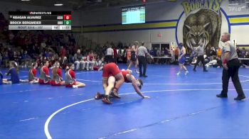 157 lbs 7th Place Match - Keagan Alvarez, Assumption, Davenport vs Brock Bergmeier, Union, LaPorte City