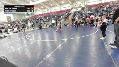 75 lbs Round 3 (4 Team) - Sawyer Evans, Team Prestige vs Knox Mauger, Westlake