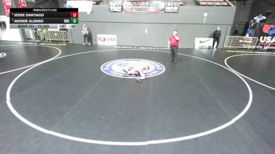 70 lbs 3rd Place Match - Jesse Santiago vs Adonis Alonso, United Wrestling Club