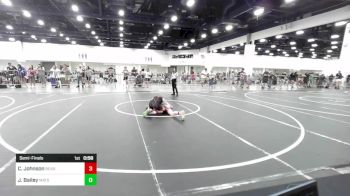 137 lbs Semifinal - Christopher Johnson, Bear Cave WC vs Jude Bailey, Matsu Matmen