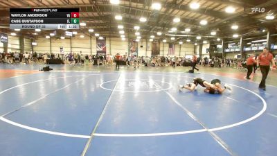 112 lbs Round Of 32 - Waylon Anderson, VA vs Case Gustafson, FL