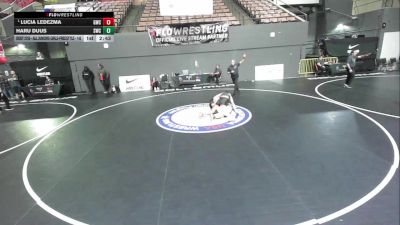 Quarters - Lucia Ledezma, Granite Wrestling Club vs Haru Duus, Sunnyvale Wrestling Club