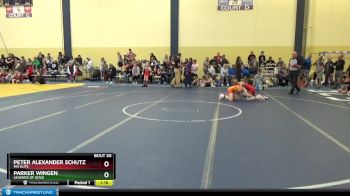 80 lbs Quarterfinal - Parker Wingen, Legends Of Gold vs Peter Alexander Schutz, MN Elite