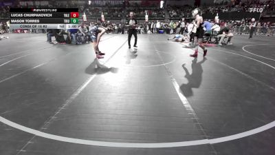 120 lbs Consi Of 16 #2 - Lucas Churpakovich, Yale Street vs Mason Torres, Triumph Trained