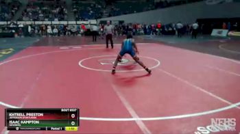 6A-120 lbs Semifinal - Isaac Hampton, Newberg vs Khtrell Preston, Jefferson (Portland)