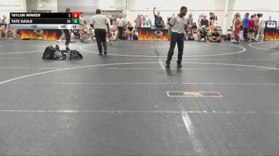 120 lbs Placement (4 Team) - Taylon Winker, Cartel vs Tate Sauls, Game House